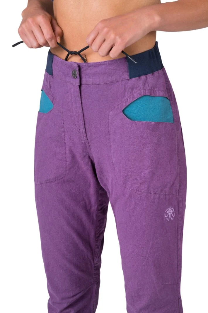 Pantalon d'escalade et de randonnée en coton et lin pour femme "Rafiki − SHIVA"