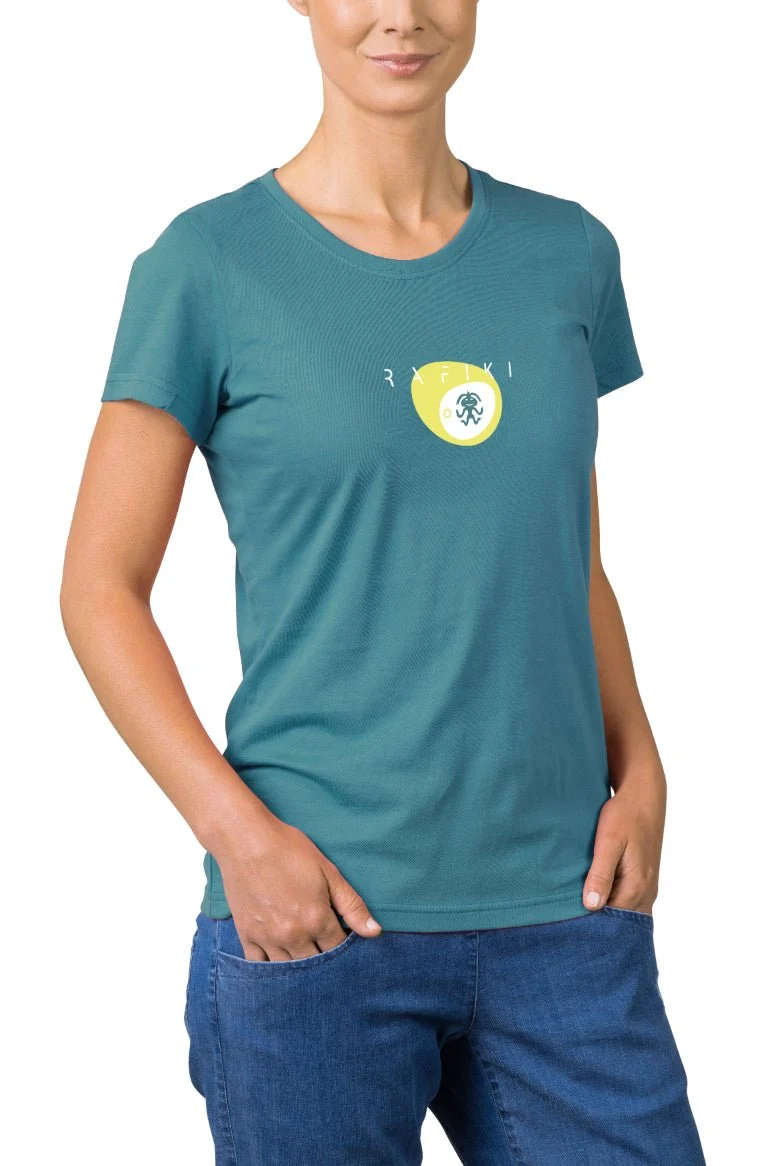 T-shirt de randonnée 95% coton biologique pour femme "Rafiki − MELLO"