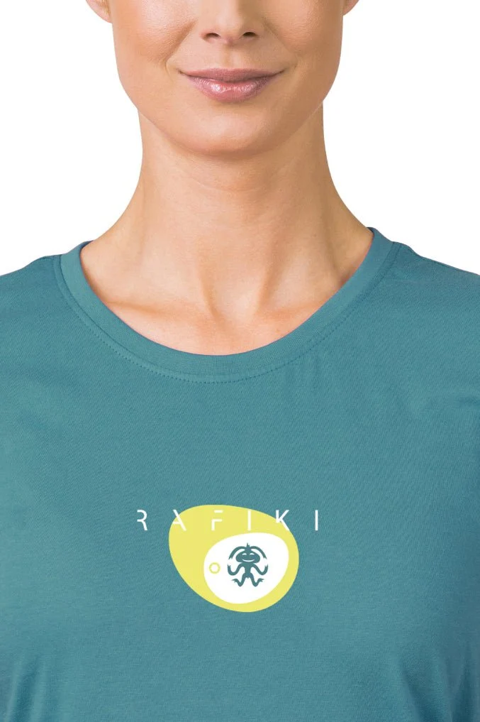 T-shirt de randonnée 95% coton biologique pour femme "Rafiki − MELLO"