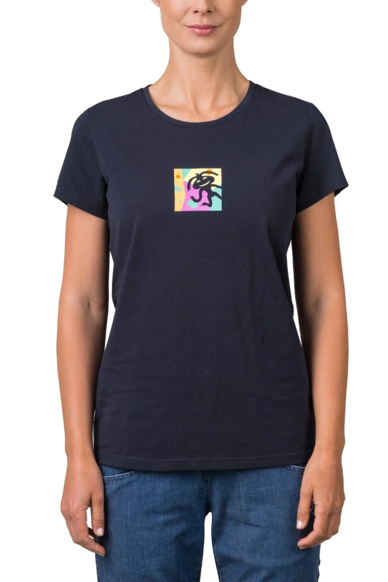 T-shirt de randonnée 95% coton biologique pour femme "Rafiki − MELLO"