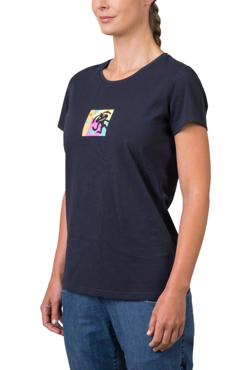 T-shirt de randonnée 95% coton biologique pour femme "Rafiki − MELLO"