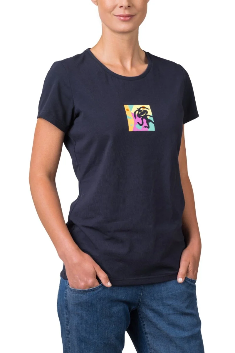 T-shirt de randonnée 95% coton biologique pour femme "Rafiki − MELLO"