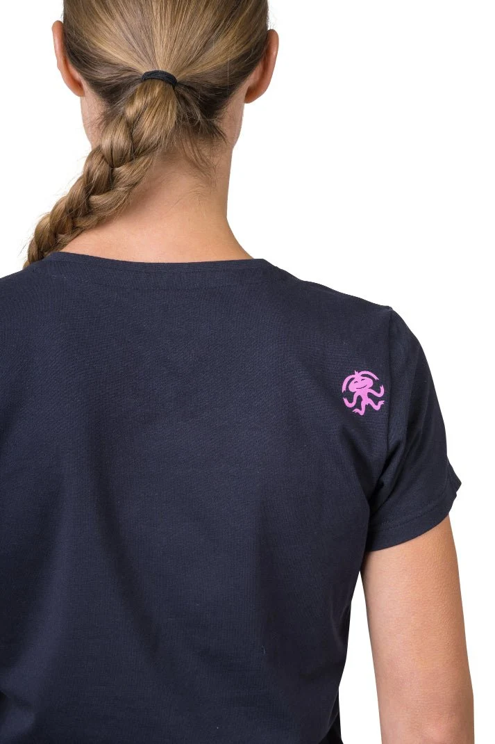 T-shirt de randonnée 95% coton biologique pour femme "Rafiki − MELLO"
