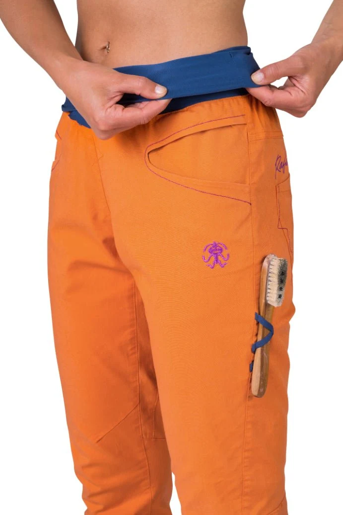 Pantalon de randonnée et d'escalade coupe étroite avec genoux préformés pour femme "Rafiki − MASSONE"