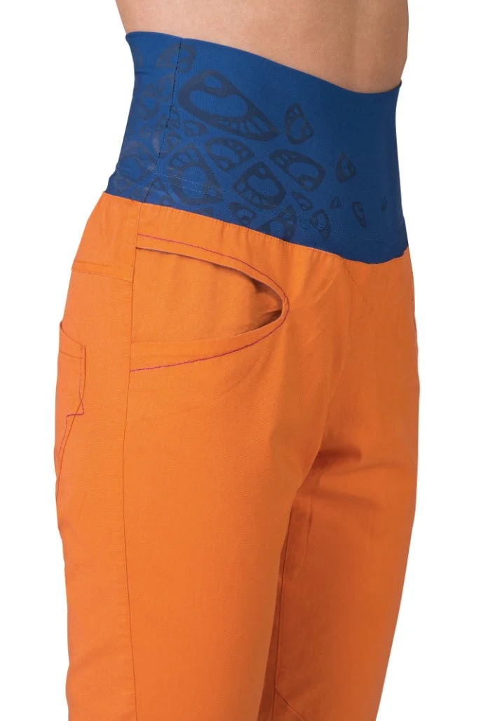 Pantalon de randonnée et d'escalade coupe étroite avec genoux préformés pour femme "Rafiki − MASSONE"