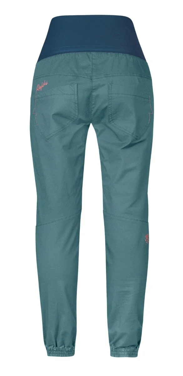 Pantalon de randonnée et d'escalade coupe étroite avec genoux préformés pour femme "Rafiki − MASSONE"