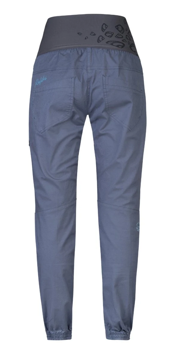 Pantalon de randonnée et d'escalade coupe étroite avec genoux préformés pour femme "Rafiki − MASSONE"