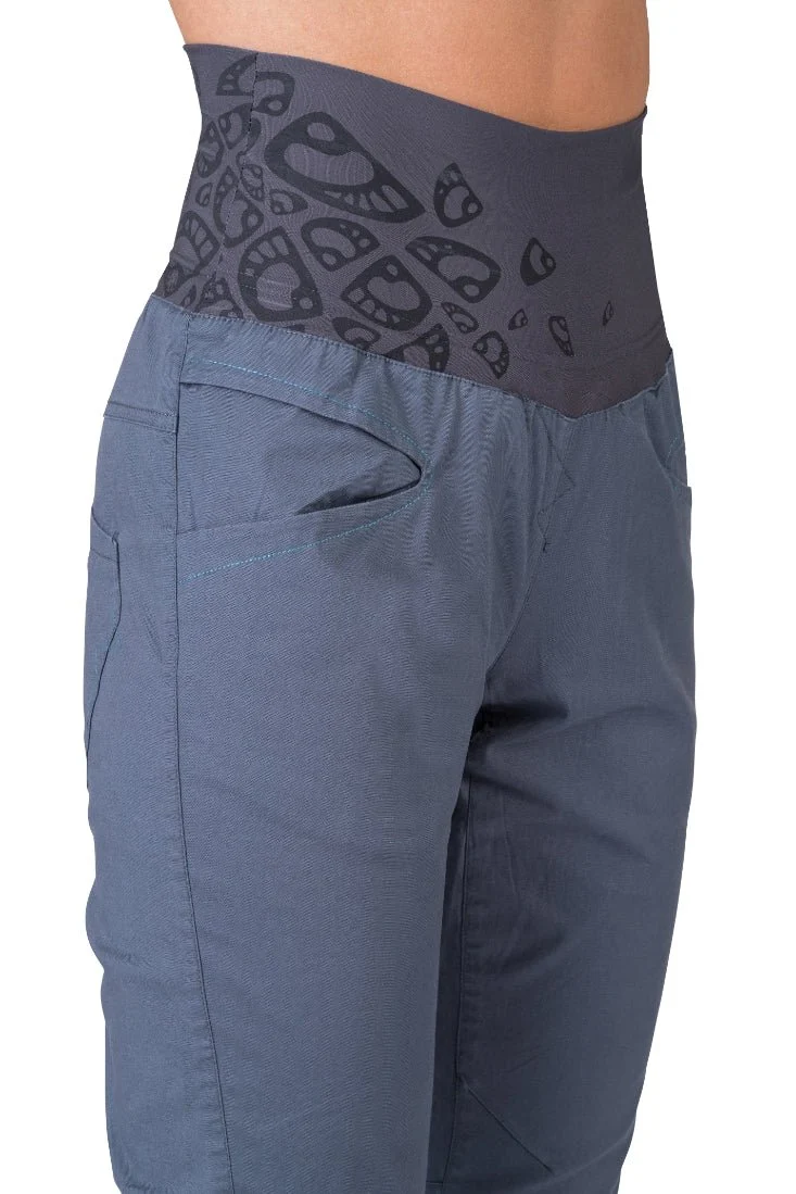 Pantalon de randonnée et d'escalade coupe étroite avec genoux préformés pour femme "Rafiki − MASSONE"