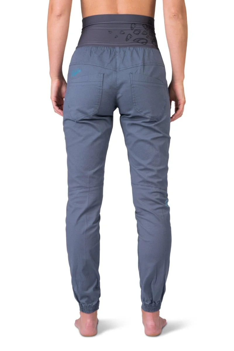 Pantalon de randonnée et d'escalade coupe étroite avec genoux préformés pour femme "Rafiki − MASSONE"