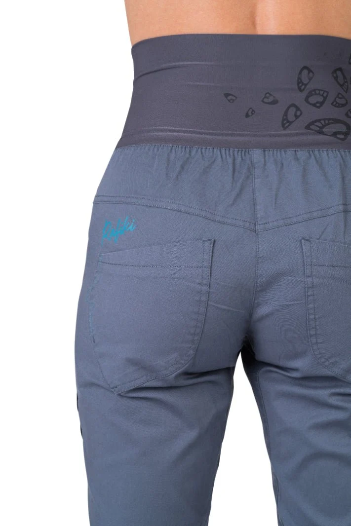 Pantalon de randonnée et d'escalade coupe étroite avec genoux préformés pour femme "Rafiki − MASSONE"