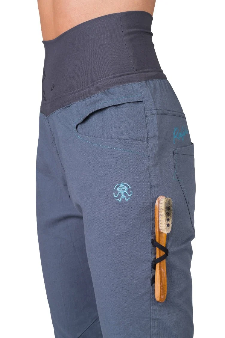 Pantalon de randonnée et d'escalade coupe étroite avec genoux préformés pour femme "Rafiki − MASSONE"