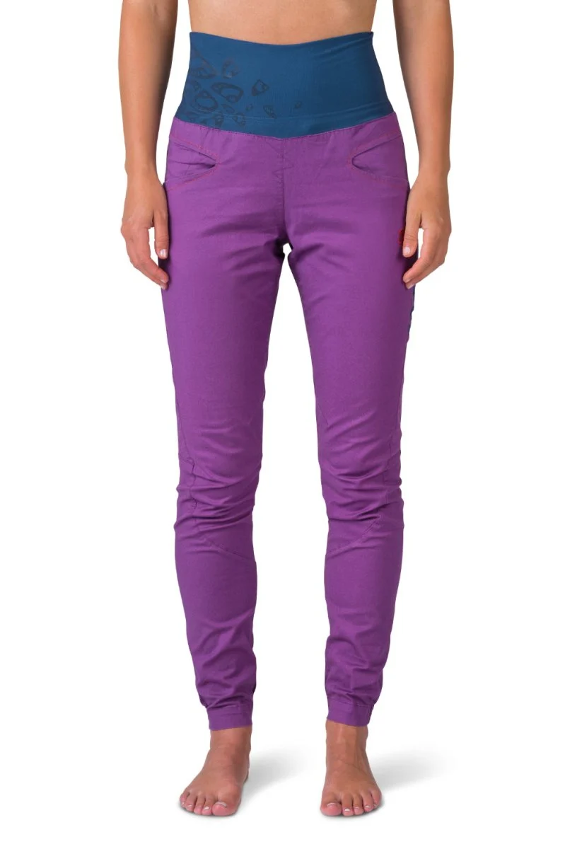 Pantalon de randonnée et d'escalade coupe étroite avec genoux préformés pour femme "Rafiki − MASSONE"