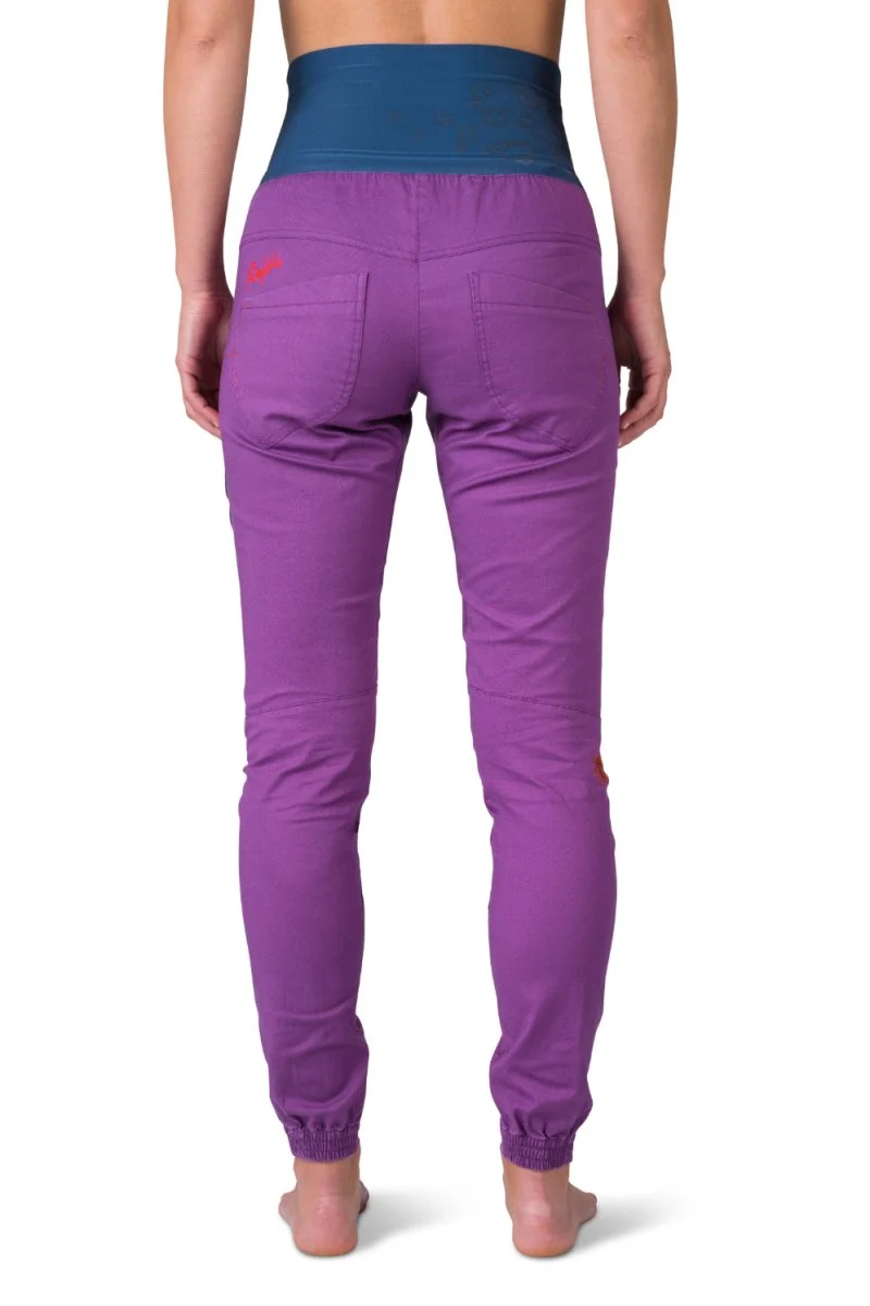 Pantalon de randonnée et d'escalade coupe étroite avec genoux préformés pour femme "Rafiki − MASSONE"