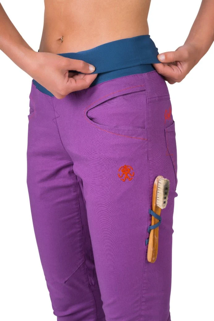 Pantalon de randonnée et d'escalade coupe étroite avec genoux préformés pour femme "Rafiki − MASSONE"
