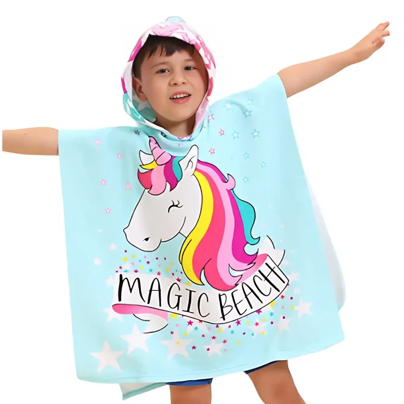 Poncho de plage enfant