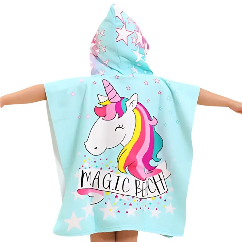 Poncho de plage enfant