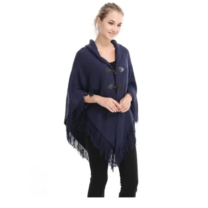 Gilet poncho femme