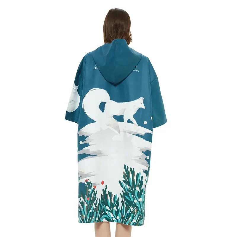 Poncho bain fille