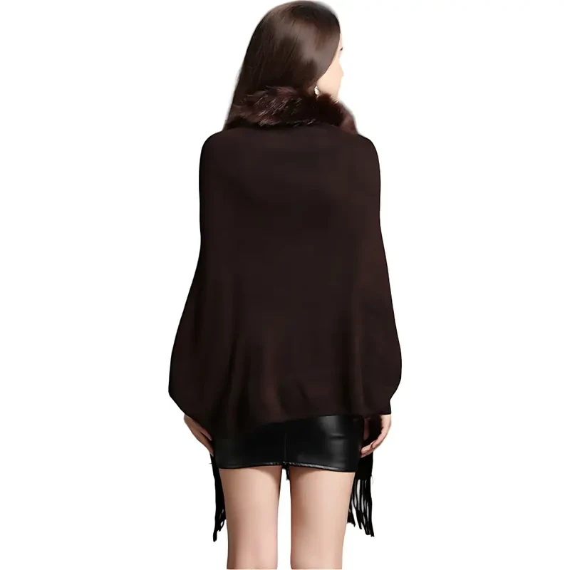 Poncho femme léger