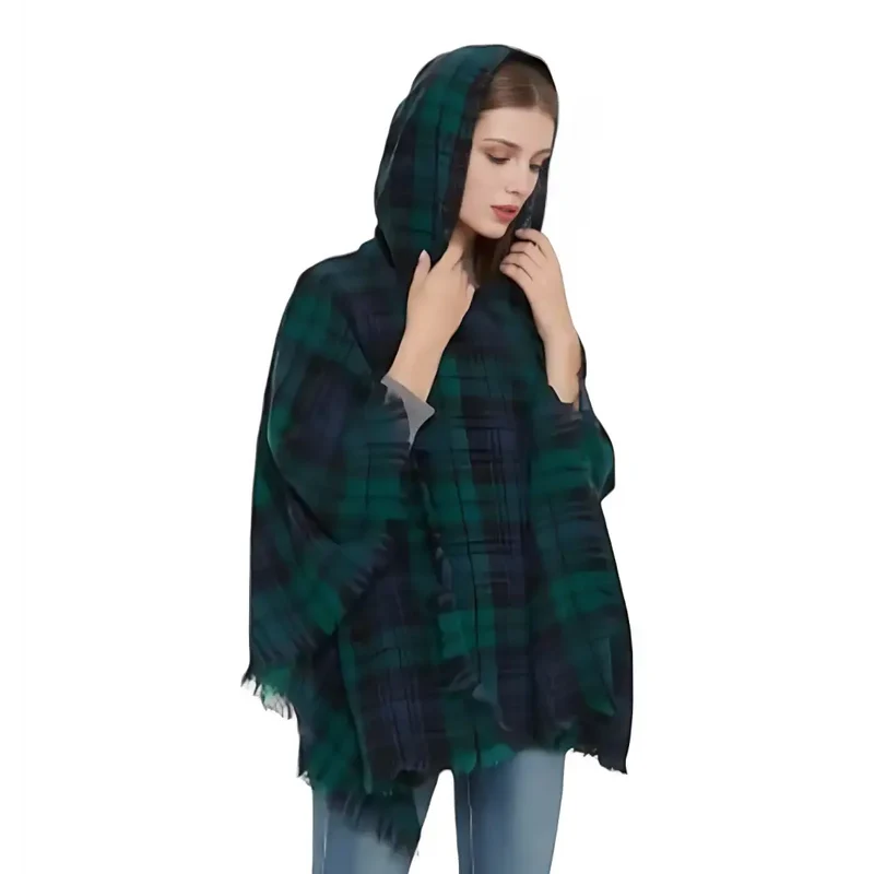 Poncho femme en cachemire