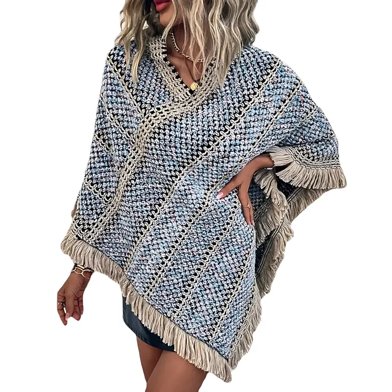Poncho moderne femme