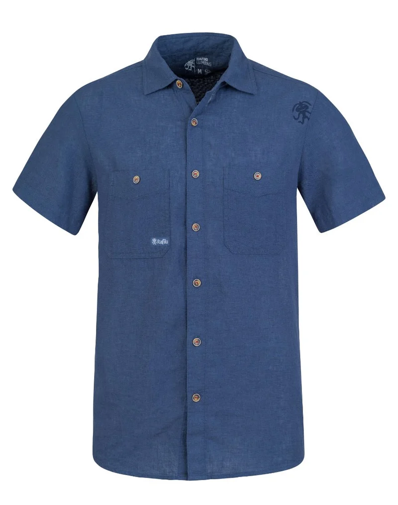 Chemisette de randonnée en coton et lin pour homme "Rafiki − JAM"
