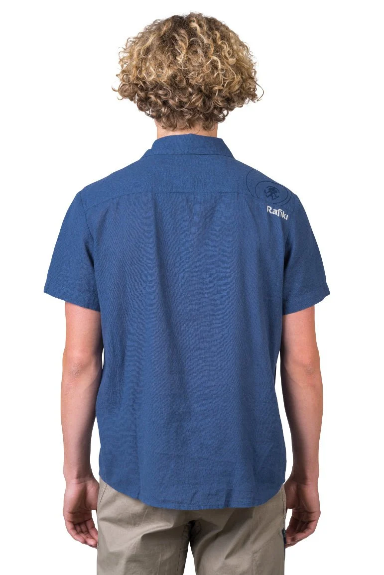 Chemisette de randonnée en coton et lin pour homme "Rafiki − JAM"