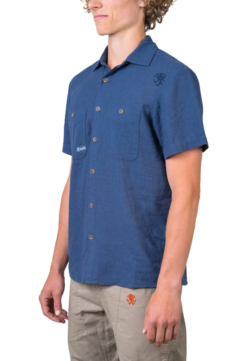 Chemisette de randonnée en coton et lin pour homme "Rafiki − JAM"