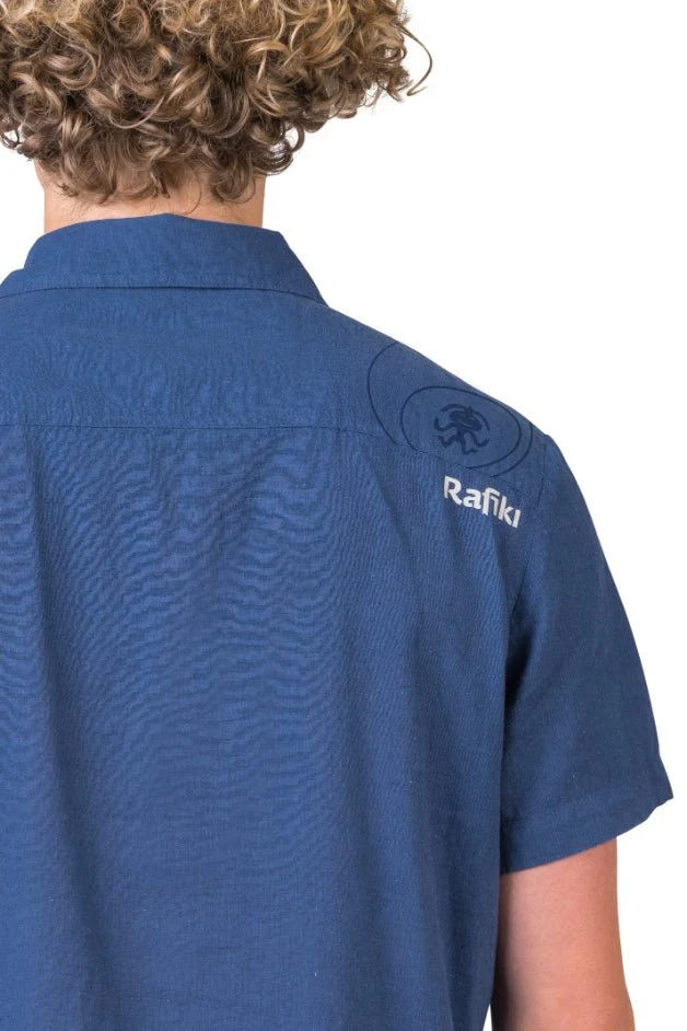 Chemisette de randonnée en coton et lin pour homme "Rafiki − JAM"