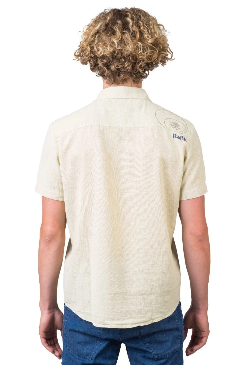 Chemisette de randonnée en coton et lin pour homme "Rafiki − JAM"