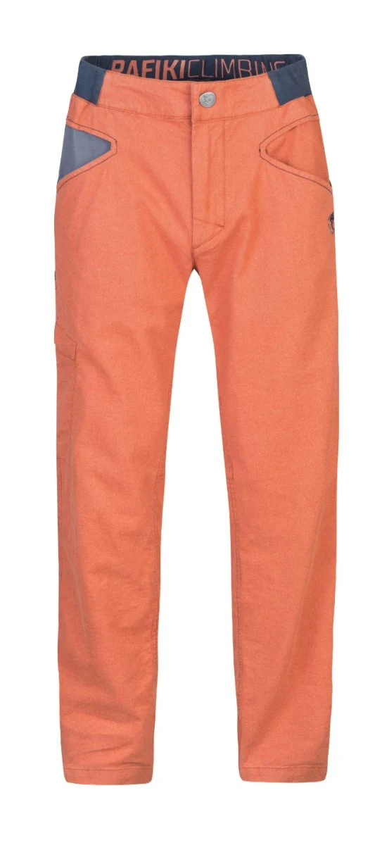 Pantalon de randonnée et d'escalade en tissu mixte lin / coton pour homme "Rafiki − GRIP"
