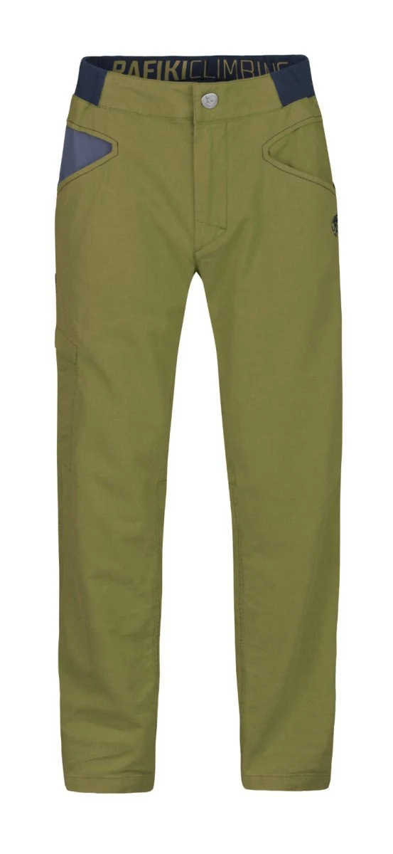 Pantalon de randonnée et d'escalade en tissu mixte lin / coton pour homme "Rafiki − GRIP"