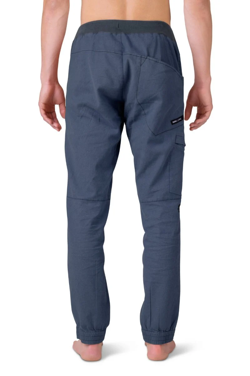 Pantalon de randonnée et d'escalade en tissu mixte lin / coton pour homme "Rafiki − GRIP"