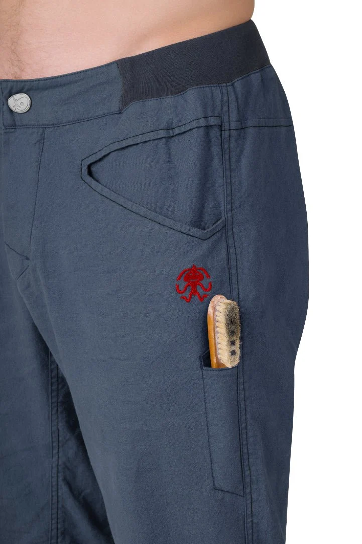Pantalon de randonnée et d'escalade en tissu mixte lin / coton pour homme "Rafiki − GRIP"