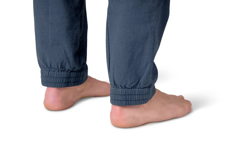 Pantalon de randonnée et d'escalade en tissu mixte lin / coton pour homme "Rafiki − GRIP"