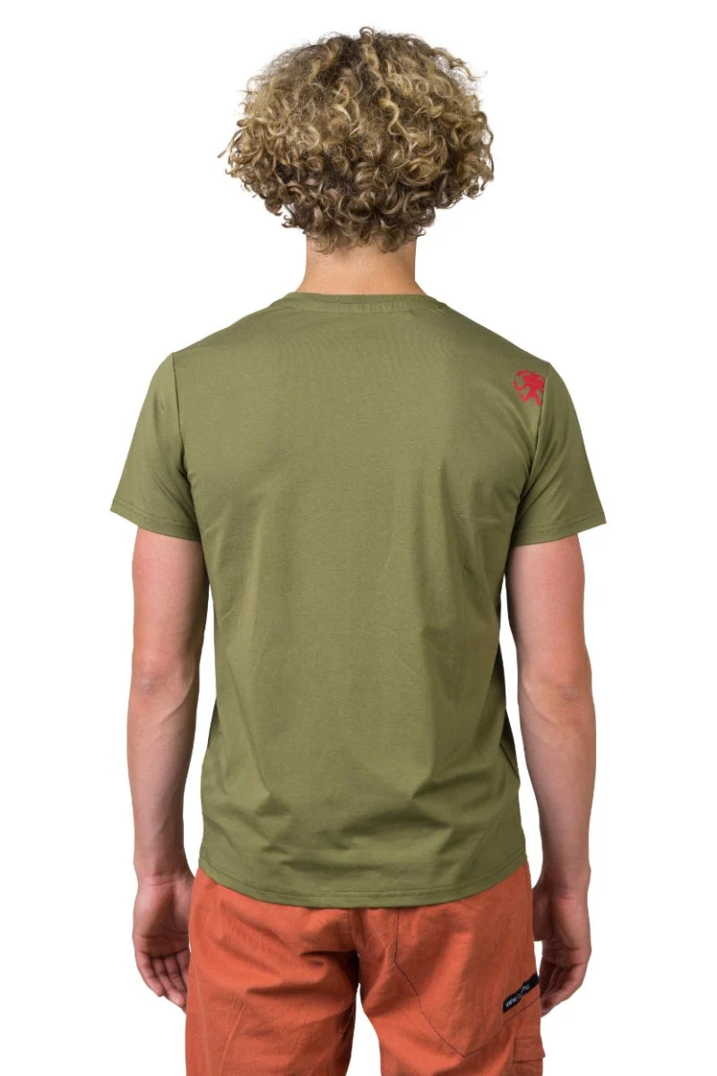 T-shirt de randonnée à 95% de coton biologique pour homme "Rafiki − GRAB"