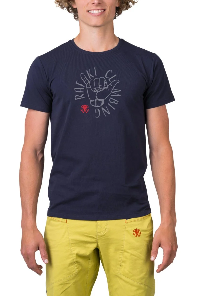 T-shirt de randonnée à 95% de coton biologique pour homme "Rafiki − GRAB"
