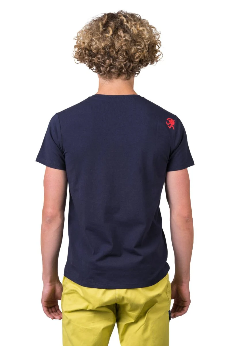 T-shirt de randonnée à 95% de coton biologique pour homme "Rafiki − GRAB"