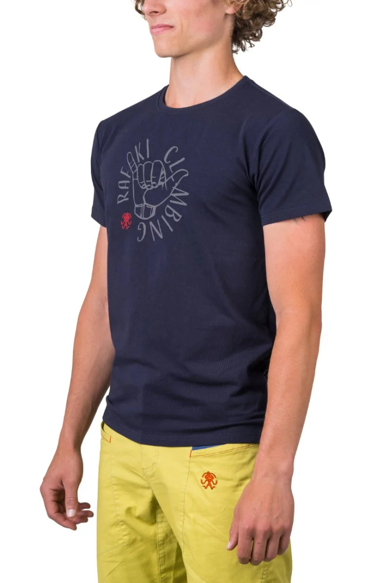 T-shirt de randonnée à 95% de coton biologique pour homme "Rafiki − GRAB"