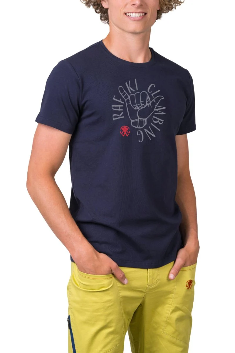 T-shirt de randonnée à 95% de coton biologique pour homme "Rafiki − GRAB"