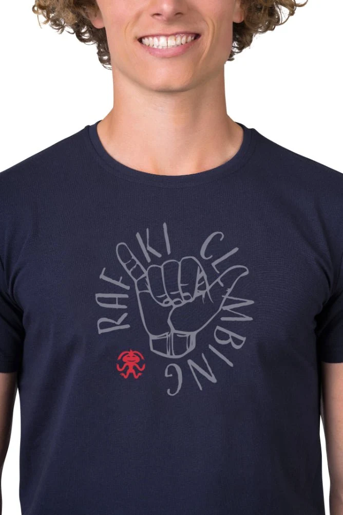 T-shirt de randonnée à 95% de coton biologique pour homme "Rafiki − GRAB"