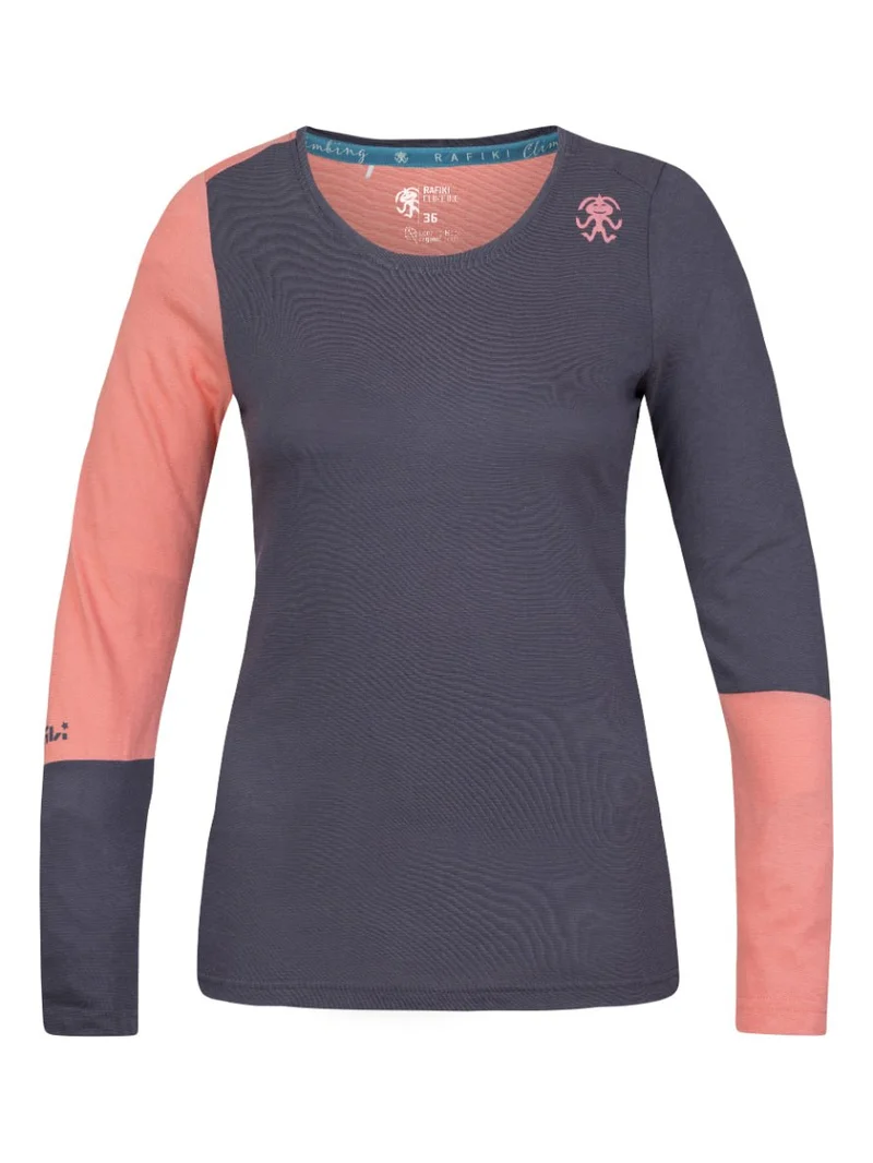 T-shirt à manches longues en coton bio plus et tissu Lenzing Modal® pour femme "Rafiki − FINALE"