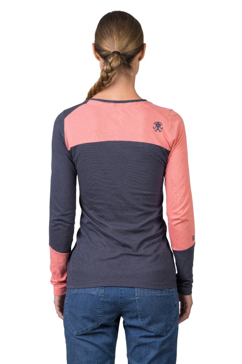 T-shirt à manches longues en coton bio plus et tissu Lenzing Modal® pour femme "Rafiki − FINALE"
