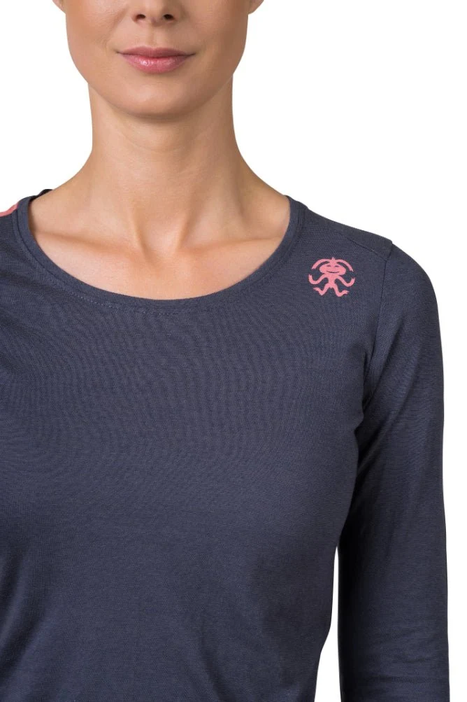 T-shirt à manches longues en coton bio plus et tissu Lenzing Modal® pour femme "Rafiki − FINALE"
