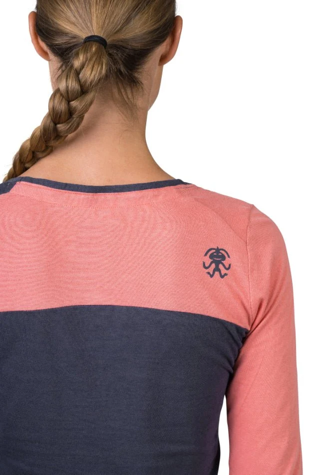 T-shirt à manches longues en coton bio plus et tissu Lenzing Modal® pour femme "Rafiki − FINALE"