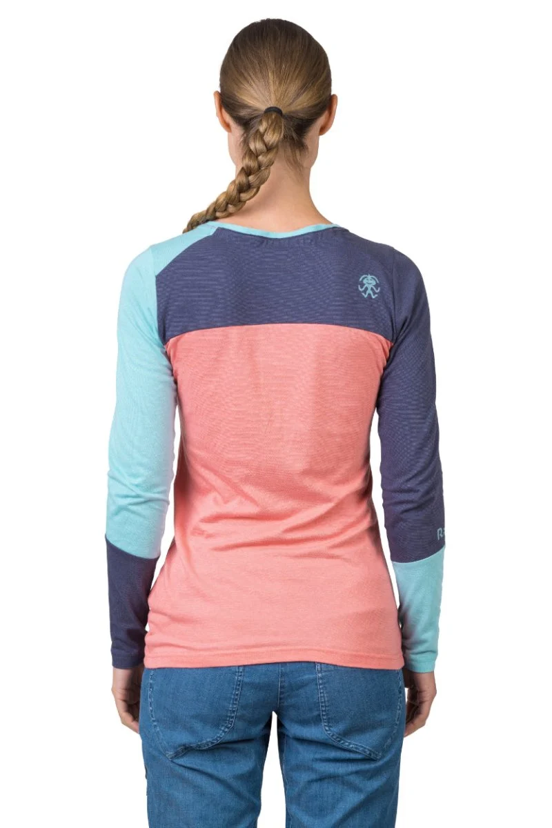 T-shirt à manches longues en coton bio plus et tissu Lenzing Modal® pour femme "Rafiki − FINALE"