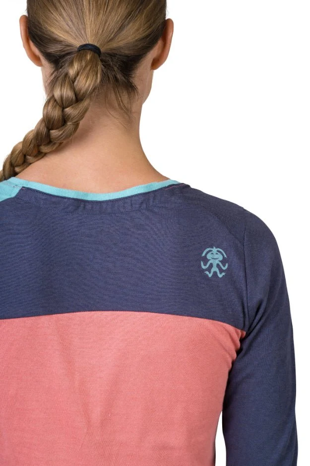 T-shirt à manches longues en coton bio plus et tissu Lenzing Modal® pour femme "Rafiki − FINALE"