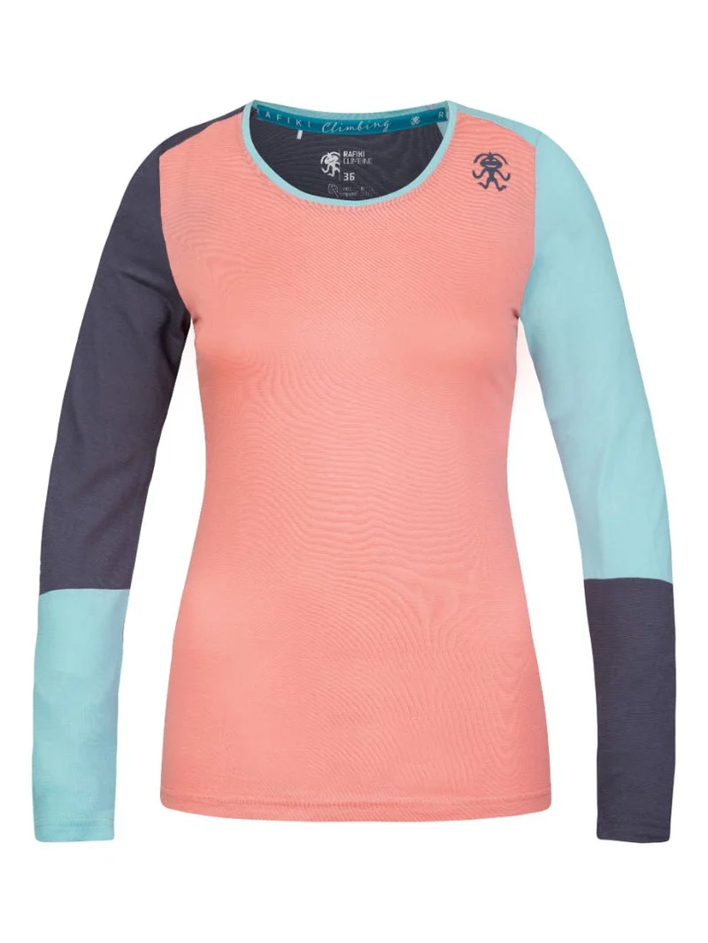 T-shirt à manches longues en coton bio plus et tissu Lenzing Modal® pour femme "Rafiki − FINALE"