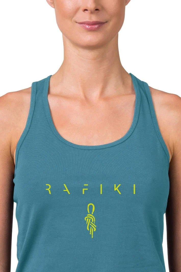 Débardeur pour la randonnée et l'escalade 95% coton biologique pour femme "Rafiki − BABSI"