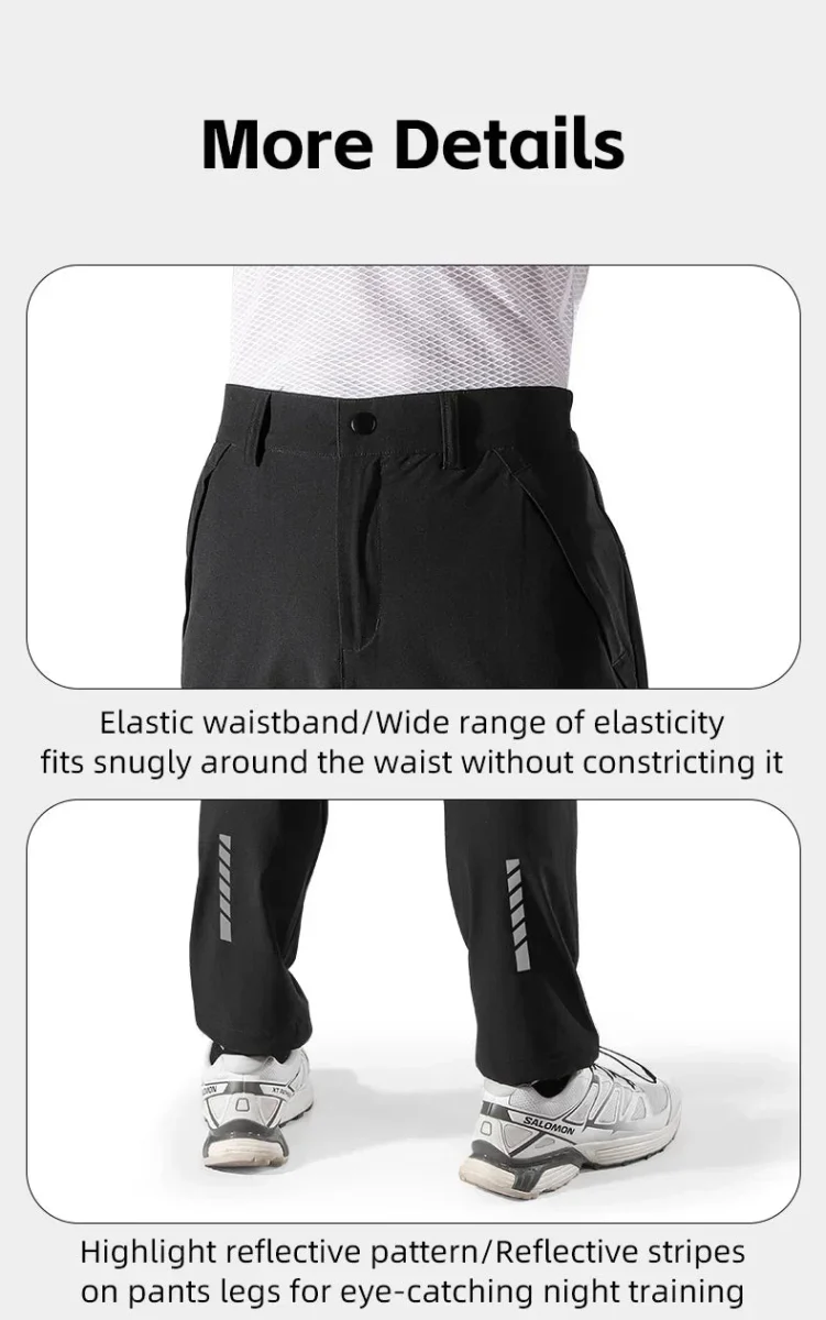 Pantalon / short de randonnée, bikepacking 2 en 1 pour homme "WEST BIKING - YP0203131"